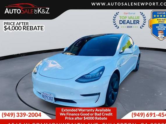 TESLA MODEL 3 2018 5YJ3E1EA7JF032985 image